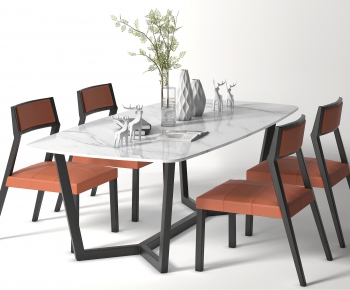 Modern Dining Table And Chairs-ID:542789948