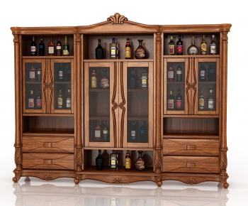 American Style Wine Cabinet-ID:940990485