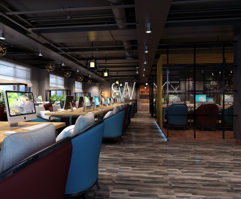 Industrial Style Internet Cafe-ID:675002107