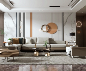 Modern A Living Room-ID:428627014