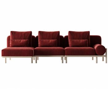 Modern Three-seat Sofa-ID:976016045