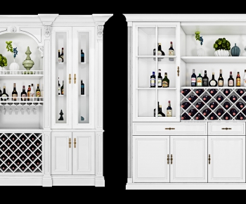 European Style Wine Cabinet-ID:960210086
