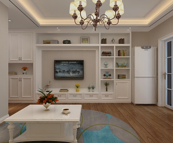 Modern A Living Room-ID:382914075