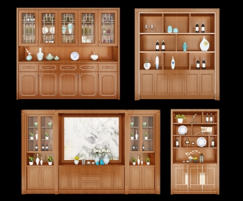 Chinese Style Decorative Cabinet-ID:140028004