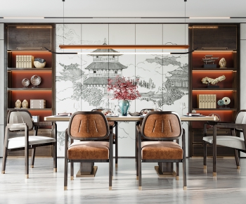 New Chinese Style Dining Room-ID:207036028