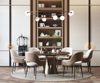 New Chinese Style Dining Table And Chairs-ID:986414913