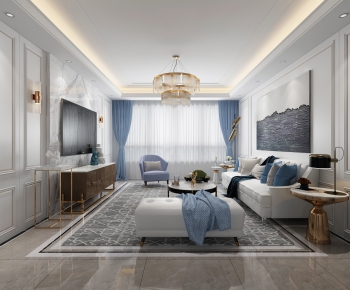 Modern A Living Room-ID:124355089