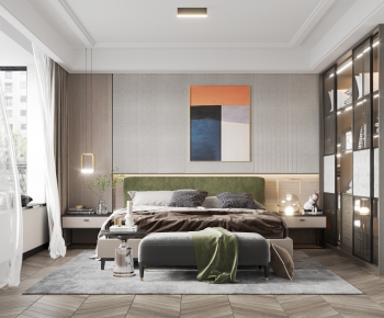 Modern Bedroom-ID:437881958