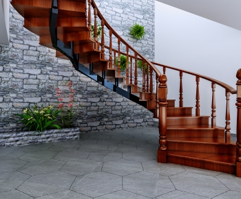European Style Rotating Staircase-ID:380253084