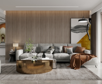 Modern A Living Room-ID:794050712