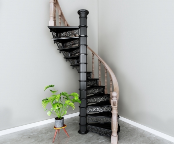 European Style Rotating Staircase-ID:698244092