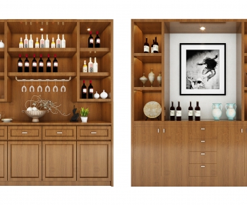 Chinese Style Wine Cabinet-ID:219994079