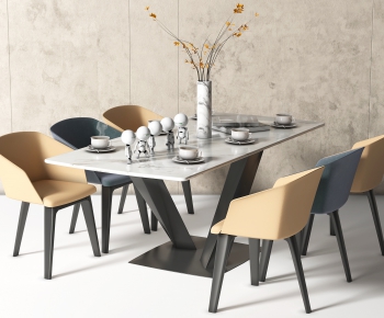 Modern Dining Table And Chairs-ID:441108948