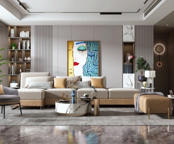 Modern A Living Room-ID:102107051