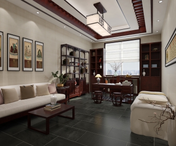 New Chinese Style Medical Space And Cultural Space-ID:774364951