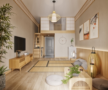 Japanese Style Bedroom-ID:773334989