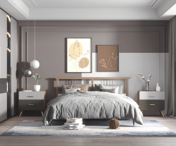 Nordic Style Bedroom-ID:962865111