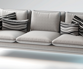 Modern Three-seat Sofa-ID:196017037