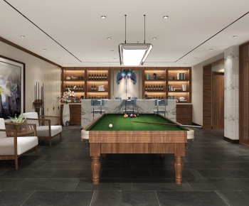 New Chinese Style Billiards Room-ID:534950025