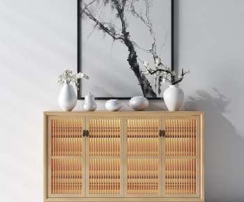 New Chinese Style Side Cabinet/Entrance Cabinet-ID:965690615