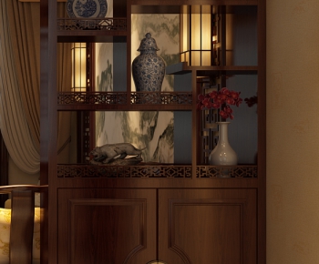 Chinese Style Decorative Cabinet-ID:116930966