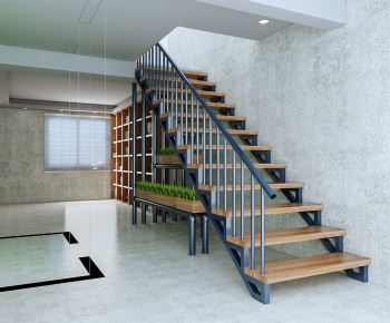 Industrial Style Stair Balustrade/elevator-ID:480825905