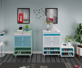 Nordic Style Shoe Cabinet-ID:276489357