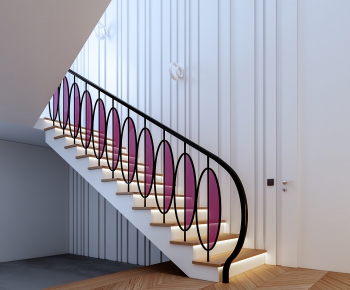 Modern Stair Balustrade/elevator-ID:415153036