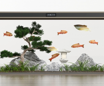 New Chinese Style Fish Tank-ID:291614064