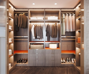 Modern Clothes Storage Area-ID:977816107