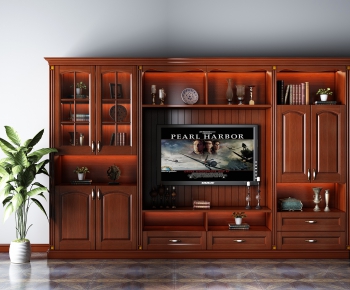 Simple European Style TV Cabinet-ID:281825075