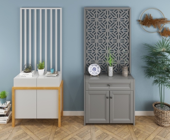 Modern Side Cabinet/Entrance Cabinet-ID:451327093