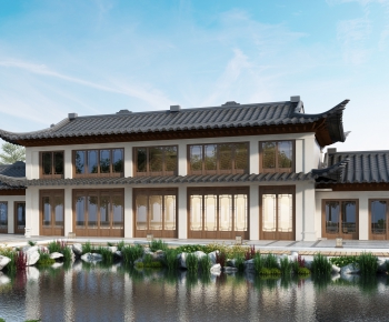 Chinese Style Ancient Architectural Buildings-ID:233305937