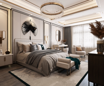 New Chinese Style Bedroom-ID:272018961