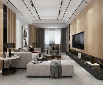 Modern A Living Room-ID:283411982