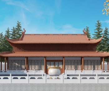 Chinese Style Ancient Architectural Buildings-ID:832966094