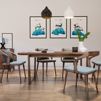 Nordic Style Dining Table And Chairs-ID:430659064