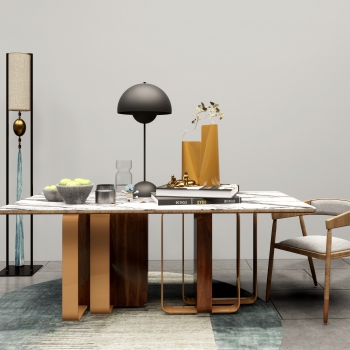 Modern Dining Table And Chairs-ID:470117095