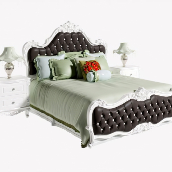 American Style Double Bed-ID:327909956