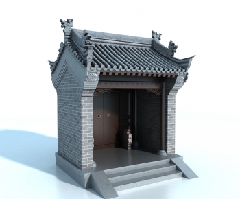 Chinese Style Building Component-ID:916744953