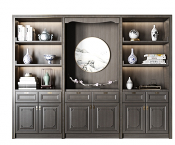 New Chinese Style Decorative Cabinet-ID:169382109