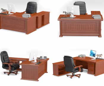 Modern Manager's Desk-ID:491756923