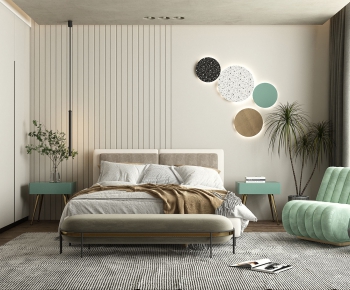 Nordic Style Bedroom-ID:247149538