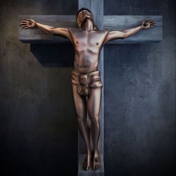 欧式十字架人物雕塑-ID:353070022