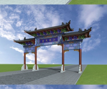 Chinese Style Building Component-ID:145788913