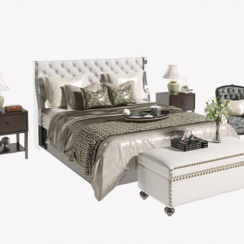 American Style Double Bed-ID:544369941
