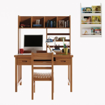 American Style Computer Desk And Chair-ID:676465032