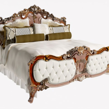 American Style Double Bed-ID:743186009