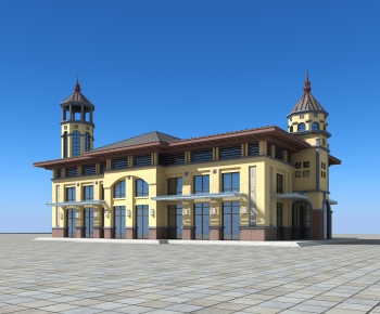 European Style Building Appearance-ID:673074968