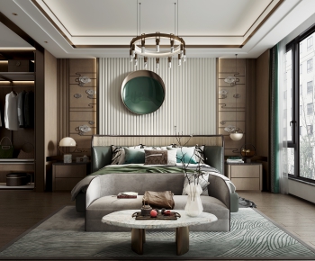New Chinese Style Bedroom-ID:847706082